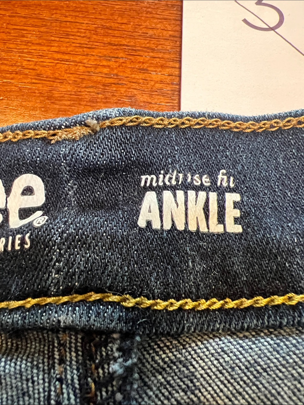 Lee Dark Wash Flare Jeans - Picture 8 of 8